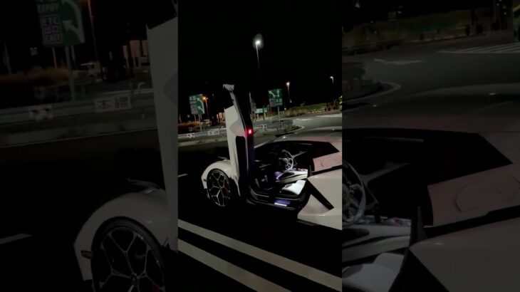 マフラー交換テスト走行前　#revuelto #lamborghini
