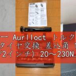 レビュー Aurlloct トルクレンチ 車 タイヤ交換 差込角 12.7 mm(1/2インチ) 20～230N.m プリセット型 とるくレンチ 精度±3% 5個:17 mm、19 mm、21 mmソ
