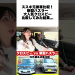 新型ハスラータフワイルドターボvs大人気クロスビーハイブリッドMZ内外装＆試乗比較 #ハスラー  #クロスビー