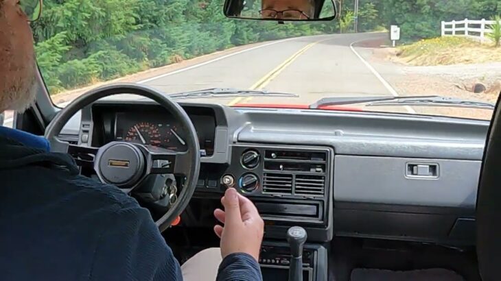 1990 Mazda B2600i 4×4 Red Driving