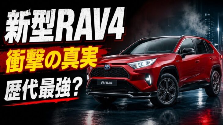 新型2027年 トヨタRAV4は歴代最強SUVなのか？