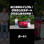 谷口信輝＆伊藤梓が トヨタ クラウンエステートに試乗！ハイブリッドとPHEVも選べるクラウンに死角無し？！#carprime #カープライム #谷口信輝 #伊藤梓 #トヨタ #クラウンエステート