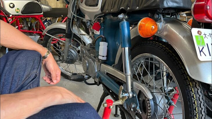 HONDA SS50 M氏がSS50を猛暑日に初試乗、無事なのか、無事じゃないのか？ #CR110 #SS50