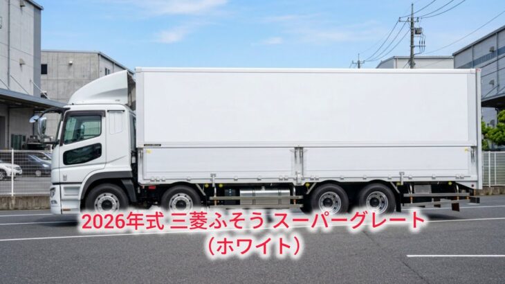 2026 三菱ふそう スーパーグレート（クリスタルホワイト）｜内装・外装・性能・価格を徹底レビュー