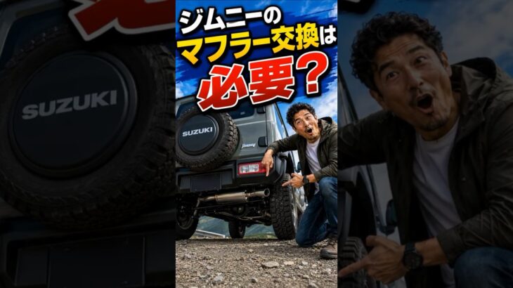 ジムニーのマフラー交換って本当に必要？メリット・デメリットを徹底解説！#short