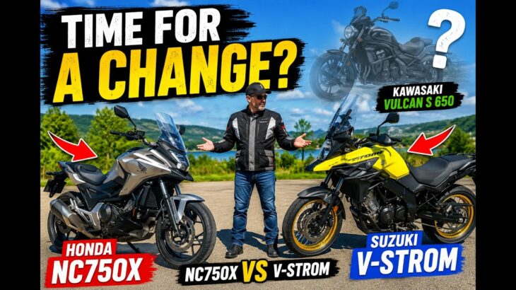 Could a Sport Touring Bike Replace My Kawasaki Vulcan S? | Honda NC750X vs Suzuki V-Strom Test Ride