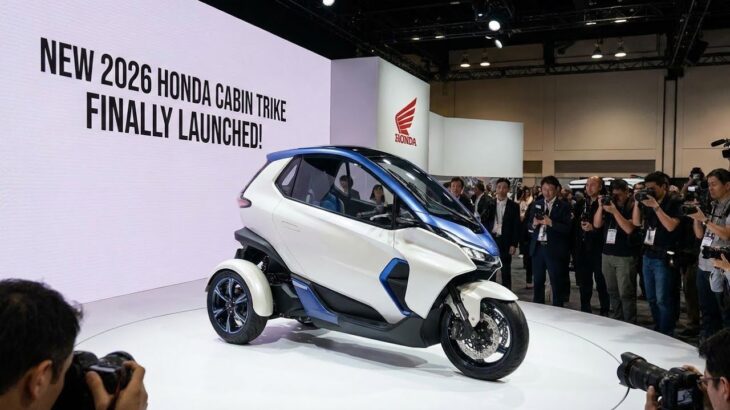 New Honda Cabin Trike 2026 Review | Future Urban Mobility Vehicle Revealed