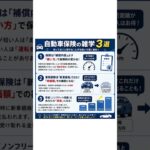 自動車保険の雑学3選 #仕事 #automobile #雑学 #美容 #車