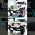 Jeep Wrangler【フロントガラスリペア＆タイヤ交換】#jeep #wrangler #car #shorts