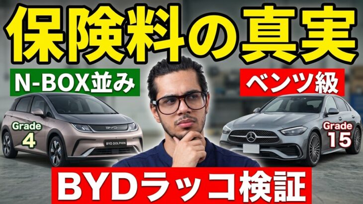 【検証】BYDラッコの車両保険はベンツ並み？調べたら意外すぎる結果に