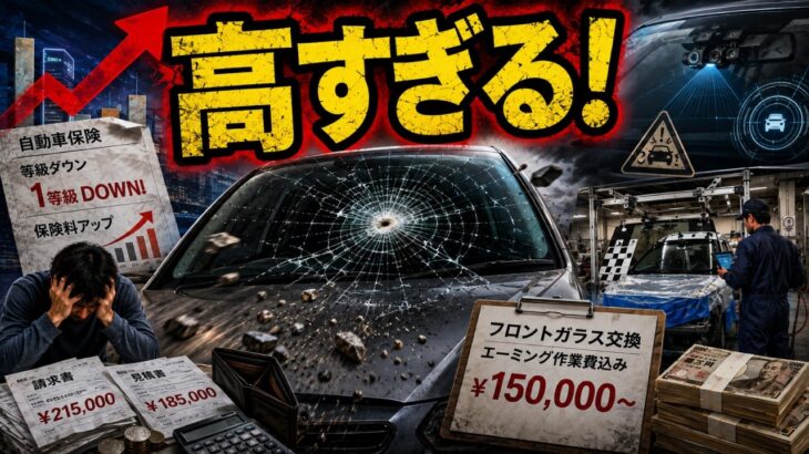 【25万円消失】現代車のガラスが「一瞬で粉々」になる不都合な真実…わずか1mmの傷で即全交換、メーカーが仕組んだ燃費向上の罠と保険の闇とは？