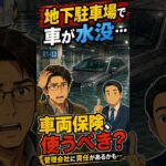 車両保険使っていいの？ 【前編】#車両保険 #水害 #自動車保険