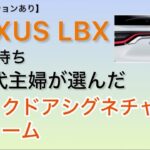 【LEXUS LBX】納車待ち主婦が選んだバックドアシグネチャークローム