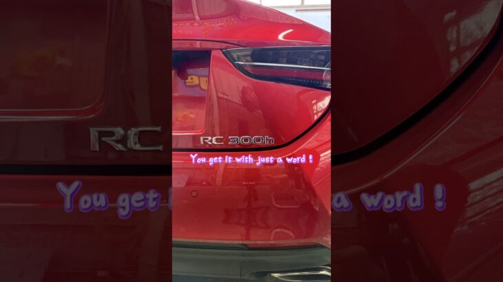LEXUS RCタイヤ交換TPMS登録