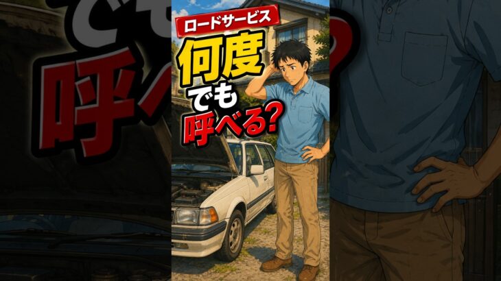 ロードサービス回数制限は？#ロードサービス #バッテリー上がり#自動車保険