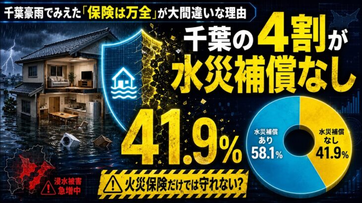 千葉豪雨でみえた「保険は万全」が大間違いな理由｜火災保険・車両保険の“出ない条件”