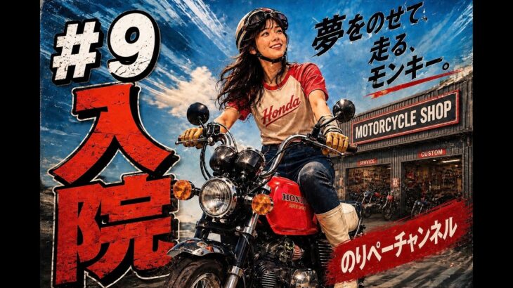 #9【入院】マフラー交換で仕様変更