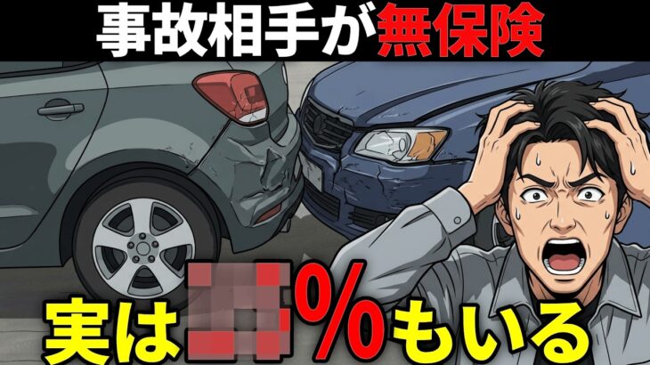 【怖い数字】あなたも無保険車と事故るかもしれません
