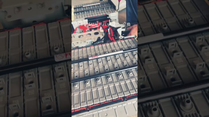 ハイブリッド車のバッテリー交換もしてます。