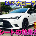 トヨタ カローラ ACTIVE SPORT 【レビュー&試乗】スポーティに仕立てた特別仕様車が登場!! 除電シートで走りが変わる・・・!?  E-CarLife with 五味やすたか