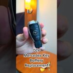 How to replace the battery on your Mercedes Key #diy #mercedeskey #batteryreplacement #shorts