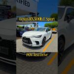 POV Drive: Lexus RX500h F Sport #shorts #pov #driving