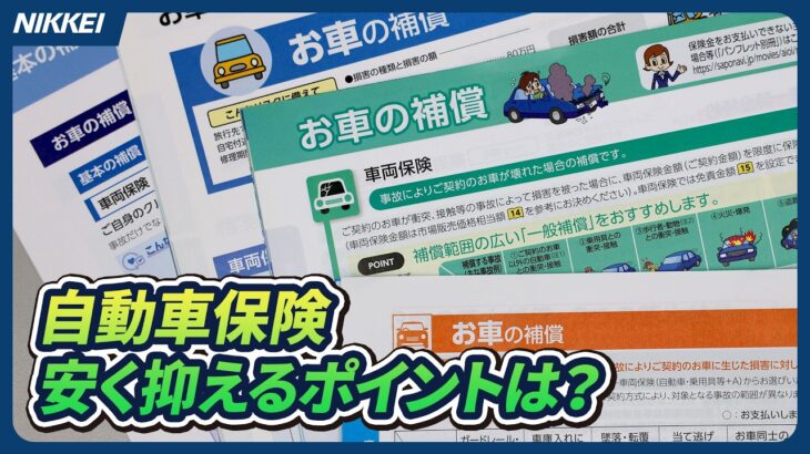 【相次ぐ値上げ】自動車保険 安く抑えるポイントは【クイック解説】