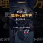 10万円の修理、保険を使うと損