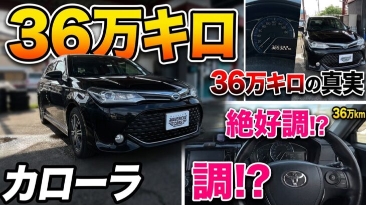 【試乗】36万キロのカローラ乗って見た