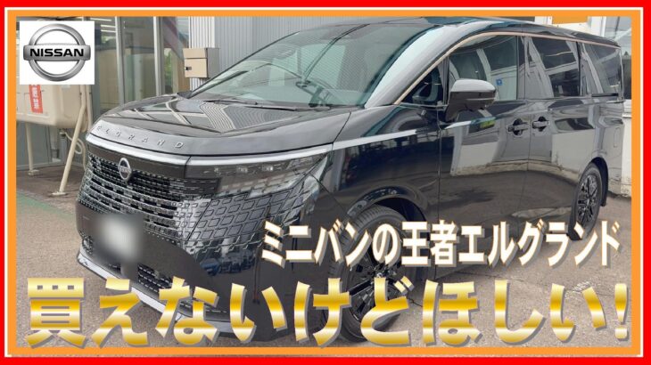 487 ミニバンがほしい！エルグランドに試乗しました！