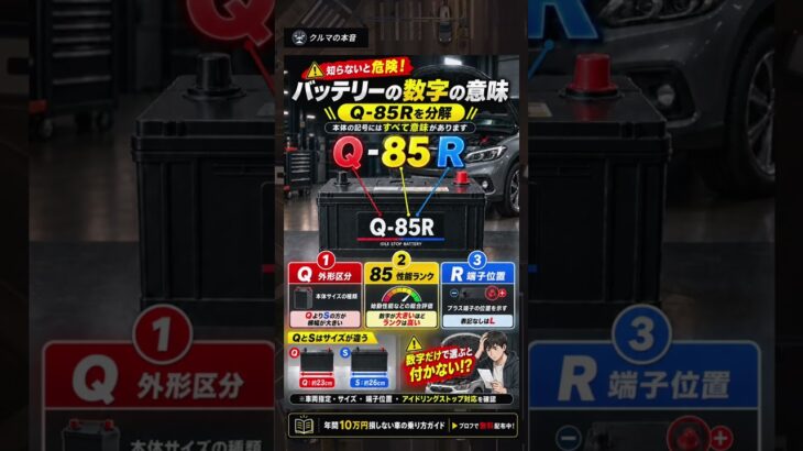 【間違い注意】そのバッテリー、本当に適合してる？