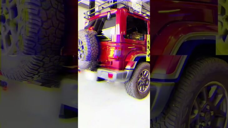 Jeep Wrangler【タイヤホイール交換】#jeep #wrangler #car #shorts