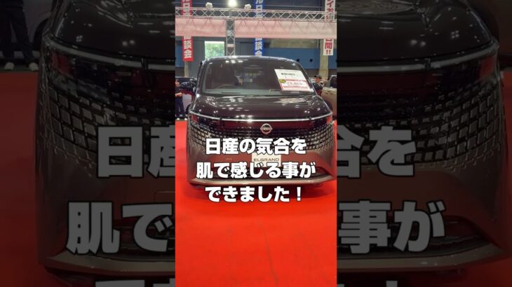 新型エルグランドまたまた見て乗ってきました！　オール日産大商談会！　フェアレディＺも映ります！　#エルグランド　#日産　#nissan #フェアレディＺ　#車　#新型車　#試乗　#愛車 #toyota