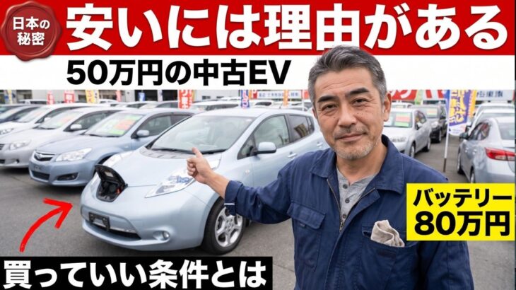 【中古EV】50万円の電気自動車…バッテリーは80万円。買っていい条件とは