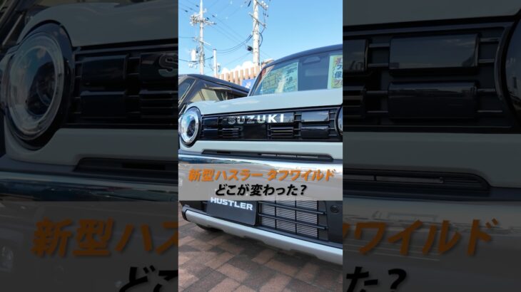 【新型ハスラー タフワイルド】どこが変わったか知ってる？🤔💭