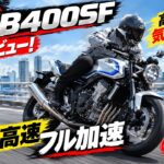 【新型CB400SF】街中＆高速 フル加速 試乗レビュー！高回転の気持ちよさは健在か？徹底チェック！【高音質エンジン音収録】