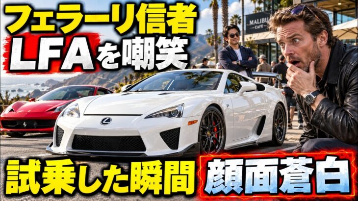 【海外の反応】「レクサスがスーパーカー？」嘲笑したフェラーリ信者がLFA試乗後に沈黙した理由