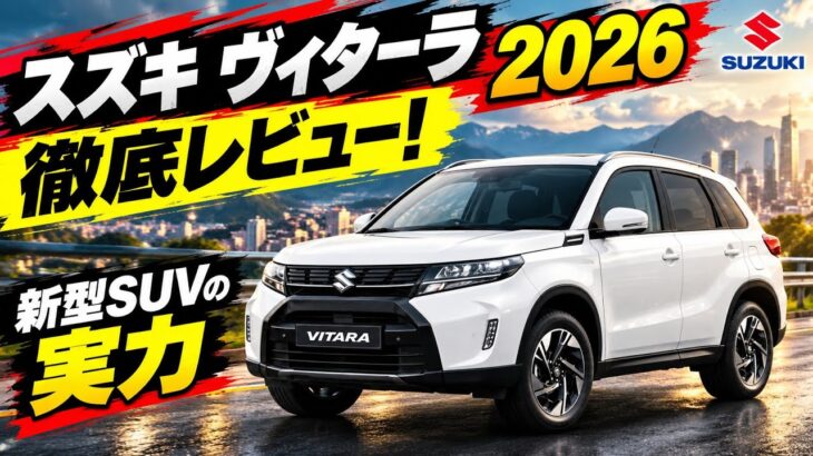 ついに解禁!スズキ ヴィターラ 2026 完全新型モデル徹底レビュー、驚きの変更点とは
