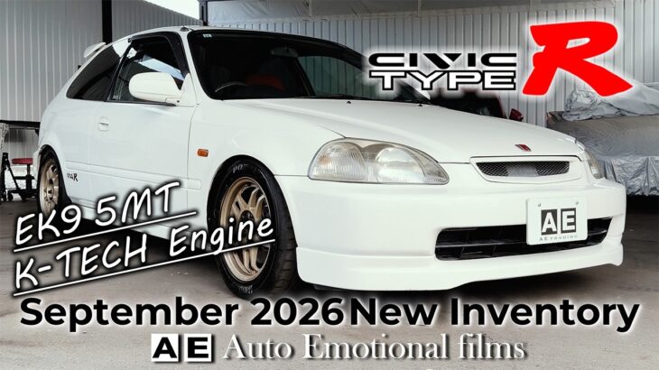K-TECHコンプリートエンジン換装のEK9 シビックタイプR入庫！精密な組立、完全オーバーホールされたKテックエンジンの走りを試乗レビュー！