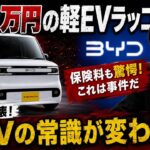 激安220万円のBYD新型EVに隠された罠！少し擦っただけで修理費200万超え＆保険料は高級外車クラスの絶望