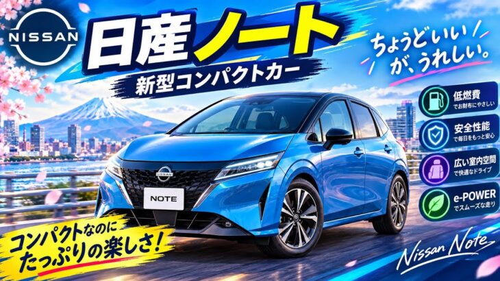 日産ノート新型コンパクトカー