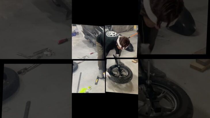 手動式ビートブレーカー　タイヤチェンジャー　バイクタイヤ交換🛞
