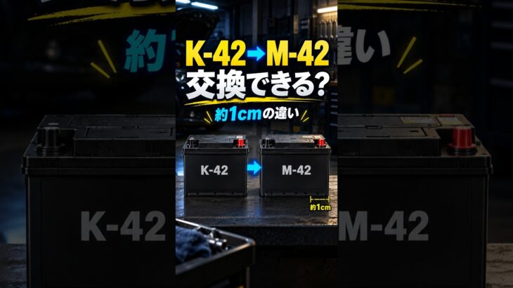 K-42からM-42に交換できる？同じ「42」でも違うところ #shorts