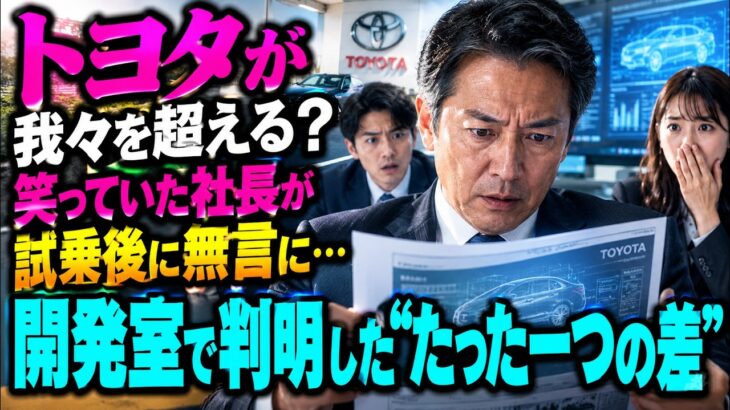 「トヨタが我々を超える？」笑っていた社長が試乗後に無言に…開発室で判明した“たった一つの差”を知った社員の反応 最後に社長が口にした言葉とは