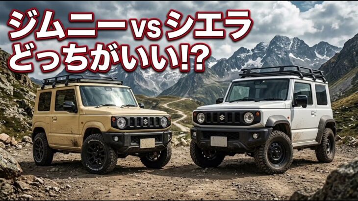 🚙🔥【ジムニー vs ジムニー シエラ】どっちがいい!? スズキ全車試乗企画がついに始動！JB64＆JB74徹底比較 🏕️🇯🇵