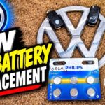 Vw key battery replacement #vwkey #keybattery #volkswagen #golf  #mk4