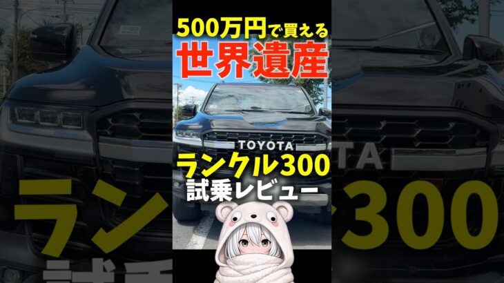 【500万で買える自動車世界遺産！】#ランクル300 試乗レビュー
