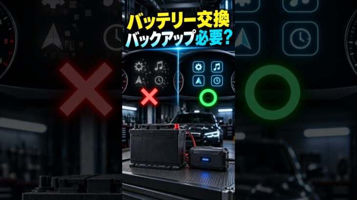 バッテリー交換にバックアップは必要？不要な場合もある #shorts