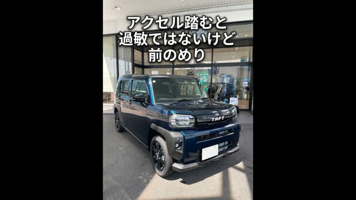 タフトは元気で前のめり #試乗 #ダイハツ #タフト #daihatsu #testdrive