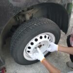 ママの車のタイヤ交換